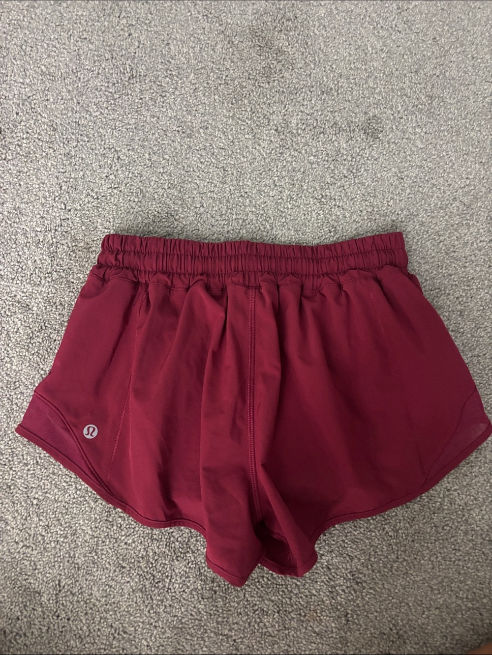 lululemon athletica Women's Maroon Running Shorts